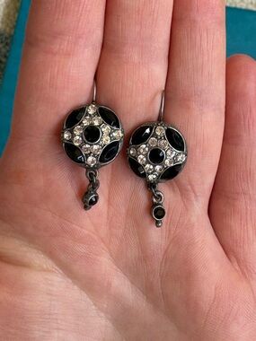 Ben-Amun Black and Silver Crystal